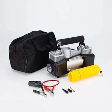 kompresor udara mini portable dobel piston heavy duty 150PSI