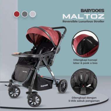 BABYDOES Maltoz Stroller Red