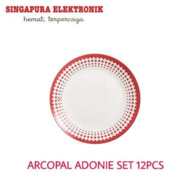Arcopal adonie plate 12PCS/piring makan
