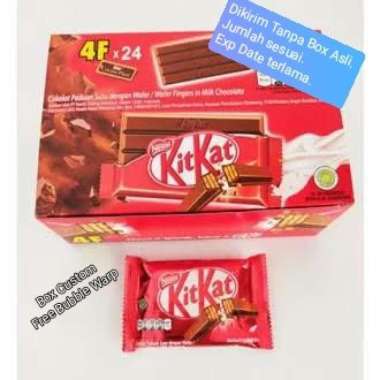 Nestle KITKAT KIT KAT Coklat Wafer 4F Original 1 Box isi 24 pcs 35 gr