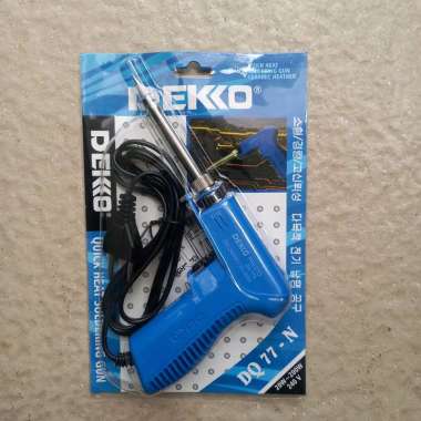 Solder Dekko DQ-77N 20-200 watt ORIGINAL Korea - Soldering Deko 20w hingga 200w Timah Iron DQ77N