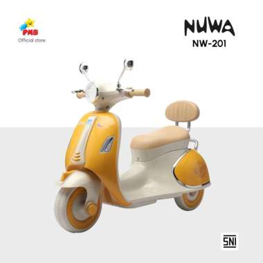 Mainan Anak Motor Aki Nuwa NW201 – PMB Toys Kuning