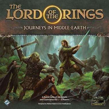 LOTR The Lord of the Rings: Journeys in Middle-earth Cooperative mobile app Board Game
