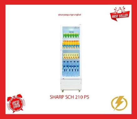PENDINGIN / SHOWCASE SHARP SCH 210 PS (FREE ONGKIR SBY)