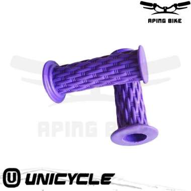 Handgrip Unicycle UC-268 Grip Sepeda Anak 12 16 18 Handle Hand Grip Karet Handgrip Ungu