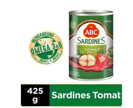 ABC Sarden saus tomat 425 gram