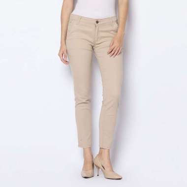 2nd RED Celana Panjang Wanita Chinos Slim Fit Cheers Mate Stretch Khaki 212505 32