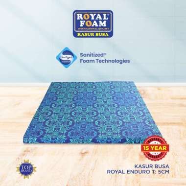 Kasur Busa Royal Foam Enduro Kasur Anak Kos Premium Rollpack Density 24 T5cm / 10cm Tebal 5cm 90 x 2