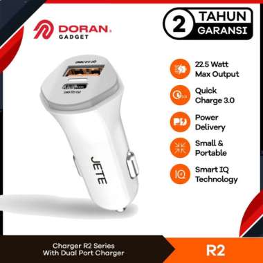 Charger Mobil | Car Charger JETE R2 with Quick Charger 3.0 - Original