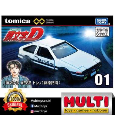 CAR TOMY TPU 01 INITIAL D AE86 TRUENO (TAKUMI FUJIWARA) 29766