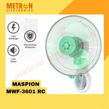MASPION MWF 3601RC KIPAS ANGIN / WALL FAN 14 INC / MWF3601RC