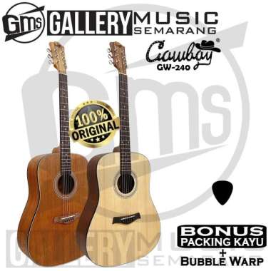 ORIGINAL!!! Gitar Akustik Elektrik Cowboy GW-240 NA GW 240NS Fishman AKUSTIK MURAH GW-240 NS