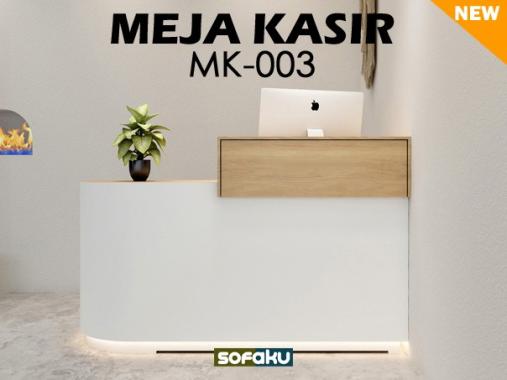 Meja Kasir MK-003 / Meja Konter Custom - Counter Table / Front Desk Meja Kasir MK-003 / Meja Konter 