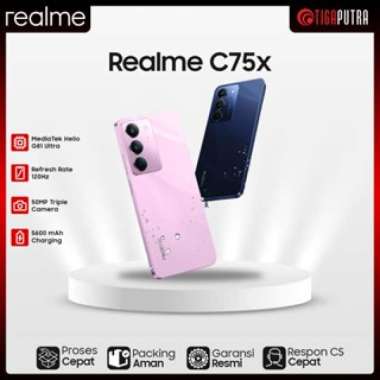 Realme C75 (RAM 8GB, ROM 128/256GB, IP69 Waterproof, 6000 mAh) 8/128GB, Pink