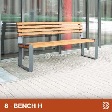 Kursi Sender // Kursi Taman // Kursi Kayu Outdoor Kursi Taman H