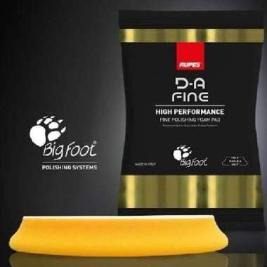 Rupes DA Fine HD Performance Yellow, Foam Pad Mesin Poles 5 inch