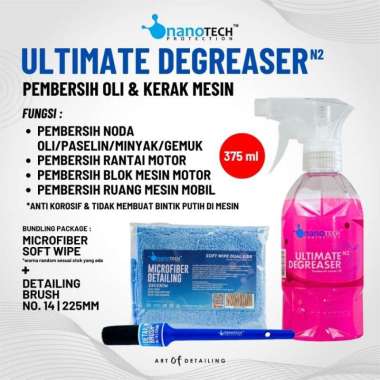 ULTIMATE DEGREASER - PEMBERSIH PENGKILAP MESIN - NANOTECH PROTECTION MFB+kuas14