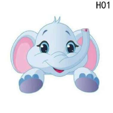 WALLSTICKER / STIKER DINDING SAKLAR ANIMAL HEWAN HIASAN DINDING LUCU PANDA