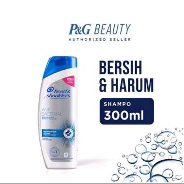 Head and shoulders shampo 300 ml (anti ketombe & bakteri / selembut sutera / lemon segar / menthol d