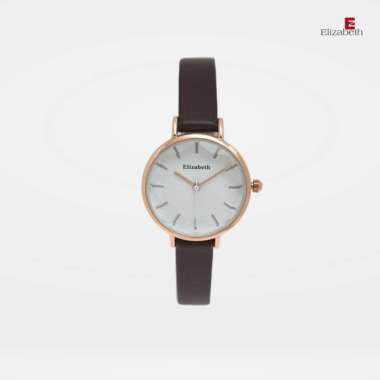 Jam Tangan Wanita - Elizabeth | Leather Strap 2200-0891 Brown