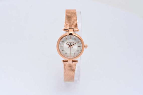 Jam Tangan Wanita - Elizabeth | Mesh Strap 2203-0661 Rose Gold