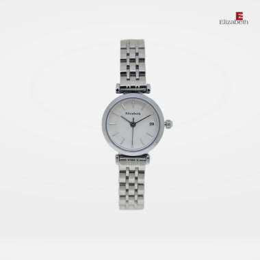 Jam Tangan Wanita - Elizabeth | Chain Strap 2201-0897 Silver
