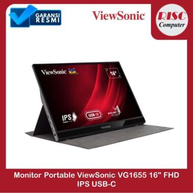 Monitor Portable ViewSonic VG1655 16" FHD IPS USB-C