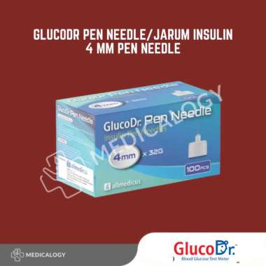 Glucodr Pen Needle/Jarum Insulin 4 mm glucodr pen needle