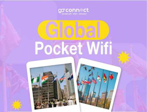 Pocket Wifi Sewa Modem Wifi Unlimited Global Luar Negeri [GO CONNECT] Unlimited