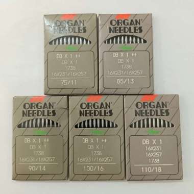 Organ Needles DB x 1 Jarum Mesin Jahit High Speed Jarum 1 Ukuran 13