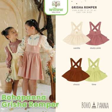 Rok Bawahan Anak - Bohopanna Grisha Romper 3Y Dusty Pink