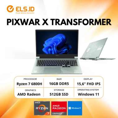 Advan Pixwar X Transformer AMD Ryzen 7 6800H 16GB SSD 512GB 15.6" FHD W11