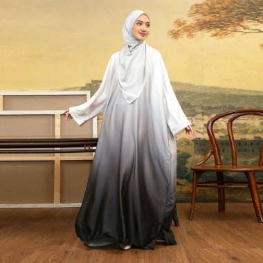 Lozy Hijab - Hanum Dress (Hanum Abaya Dress Gradasi) Cloudy