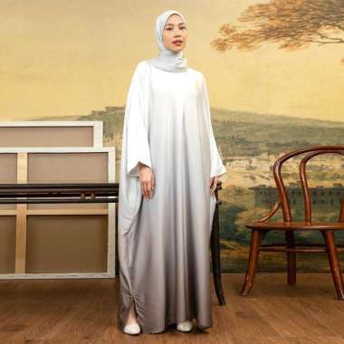 Lozy Hijab - Hanum Dress (Hanum Abaya Dress Gradasi) Hazel Cream