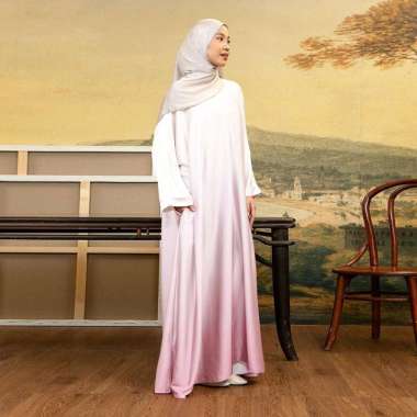 Lozy Hijab - Hanum Dress (Hanum Abaya Dress Gradasi) Rose Shadow