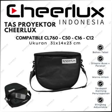 Tas Proyektor Cheerlux CL760 Slingbag 23 x 31 x 14cm | Projector Bag Cheerlux CL760 Waterproof