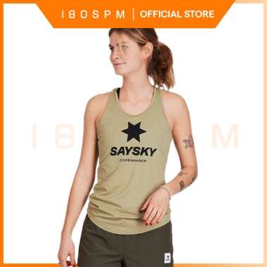 SAYSKY - Women's Logo Combat Singlet, Beige | Singlet Lari Wanita XS