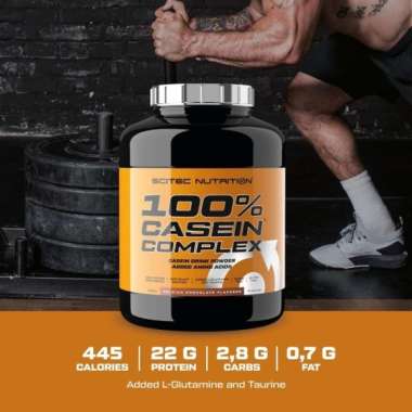 Scitec Nutrition 100% CASEIN COMPLEX 2350 Gram Coklat,Sachet PWO