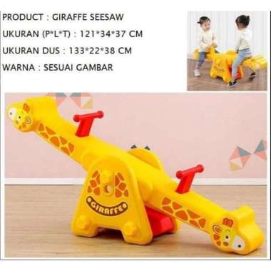 Mainan Jungkat Jungkit Mainan Anak Jerapah Giraffe Seesaw Mainan Kuda Kudaan Kokoh Bagus Murah