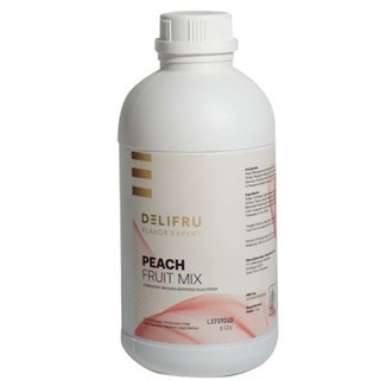 Delifru Peach Fruit Mix Puree - Puree Buah Persik 1 Kg