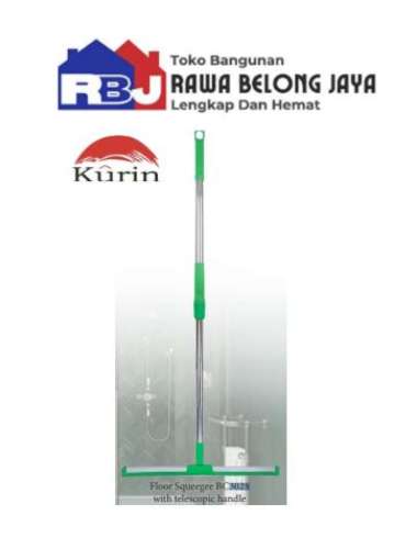 KURIN - Floor Squeegee With Telescopic Handle BC3025 / Penyapu Lantai