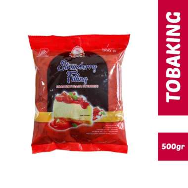 EDNA Filling Nanas Strawberry Blueberry Melon Selai Isian Roti Topping Strawberry