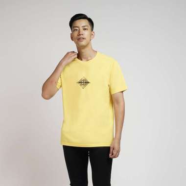 XTRAORDINARY T-Shirt Cotton Spandex Pria 48073 Lemon Drop XL