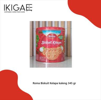 BISKUIT ROMA KELAPA KALENG / COCONUT BISCUIT 345 GR