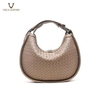 VOILA LEATHER Tas Selempang Tas Hobo Wanita Kulit Asli Genuine Leather Sling Bag Hobo Bag ANETTE Nud