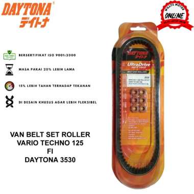 V belt Vanbelt Vario 125 FI Daytona 3530 SET Roller