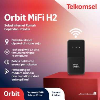 MODEM MIFI TELKOMSEL OBRIT MIFI H2 PORTABLE MODEM WIFI 4G HIGH SPEED BONUS KUOTA DATA