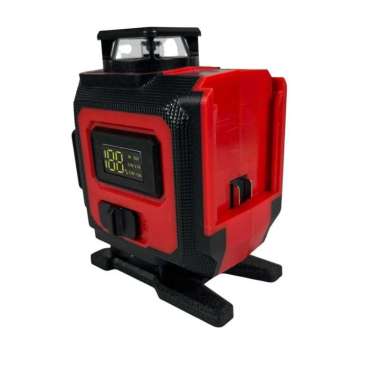 Laser Level 16 Line Self Leveling Laser 4D with Remote Merah