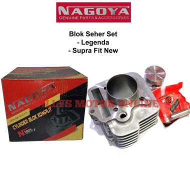Blok Seher Legenda Supra Fit New SET Piston NAGOYA / Boring Legenda