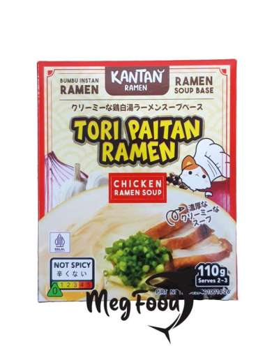 Tori Paitan Ramen Kantan Chicken Ramen Soup 110 Gr | Bumbu Instan Ramen